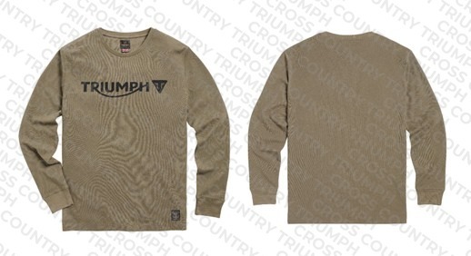 BETTMANN L/S WAFFLE KHAKI T-SHIRT XS