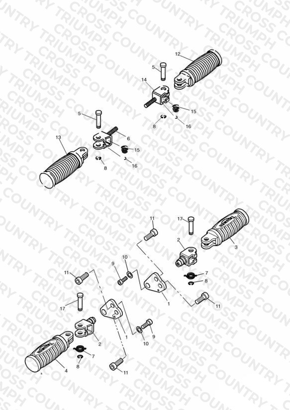 Footrests & Mountings