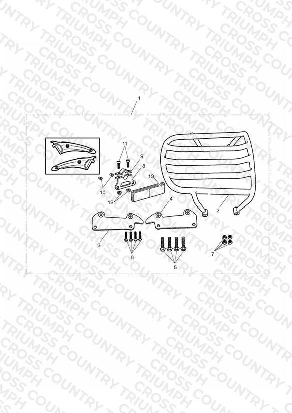 Solo Luggage Rack Kit