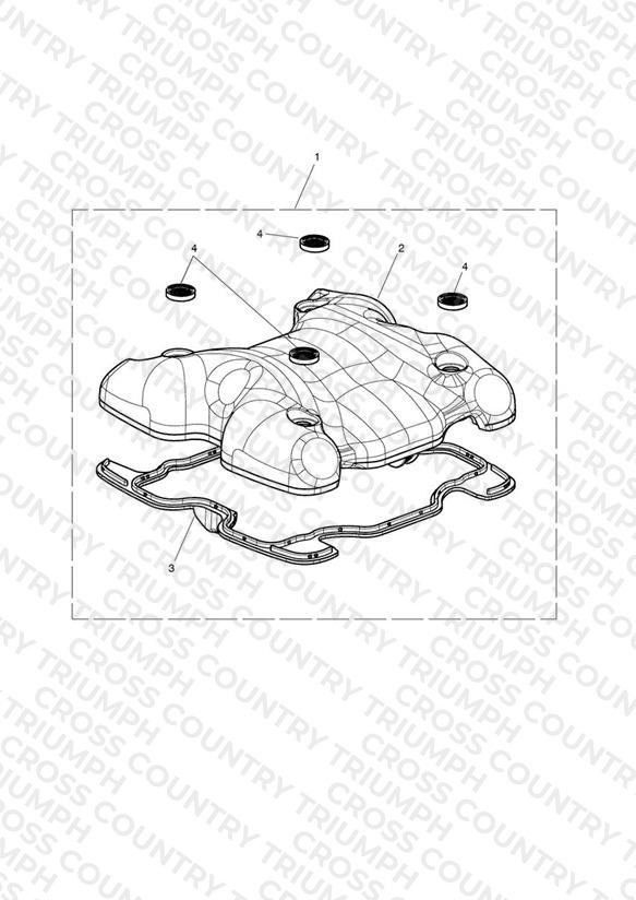 Camshaft Cover, Black