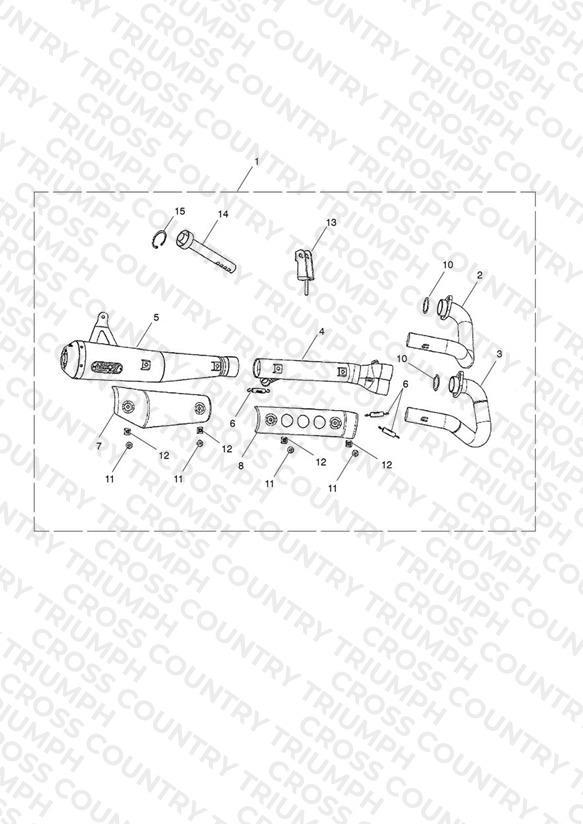 Exhaust System Assy, Arrow 2:1