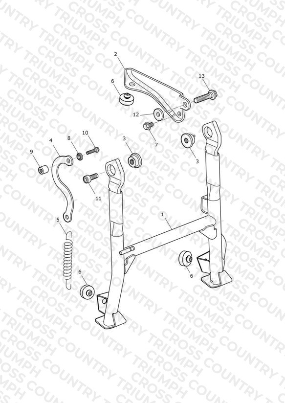 Centrestand - N/A to Low Ride Height Version