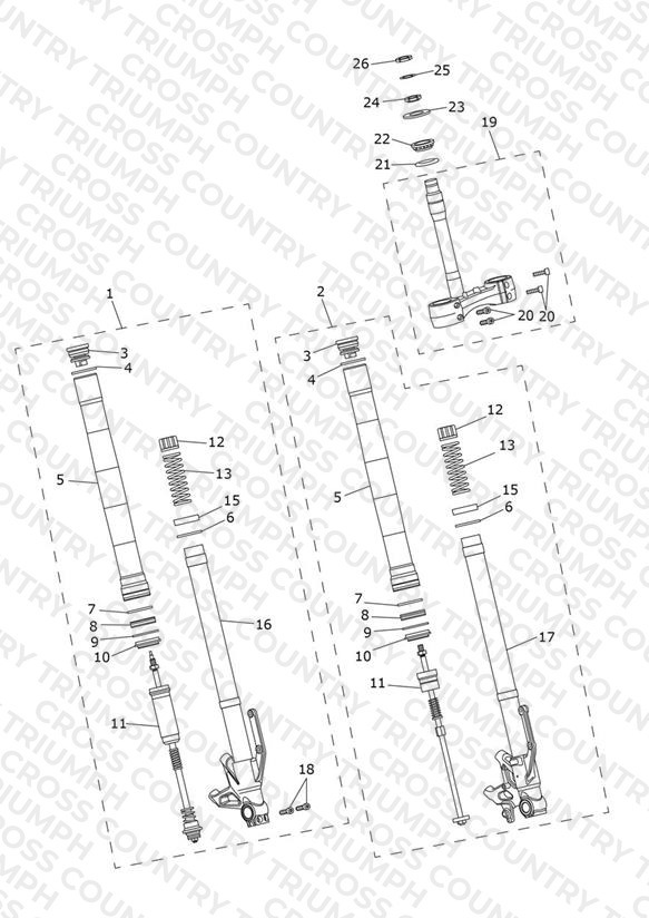 Front Forks & Yokes