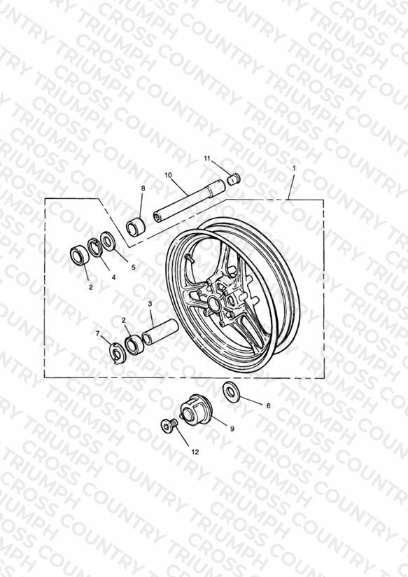 Front Wheel 750cc Model