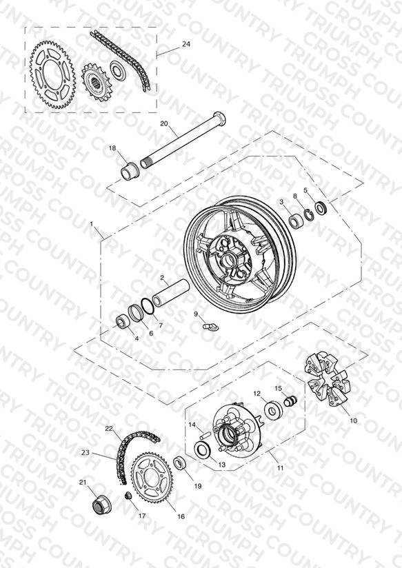 Rear Wheel & Final Drive 469051 >