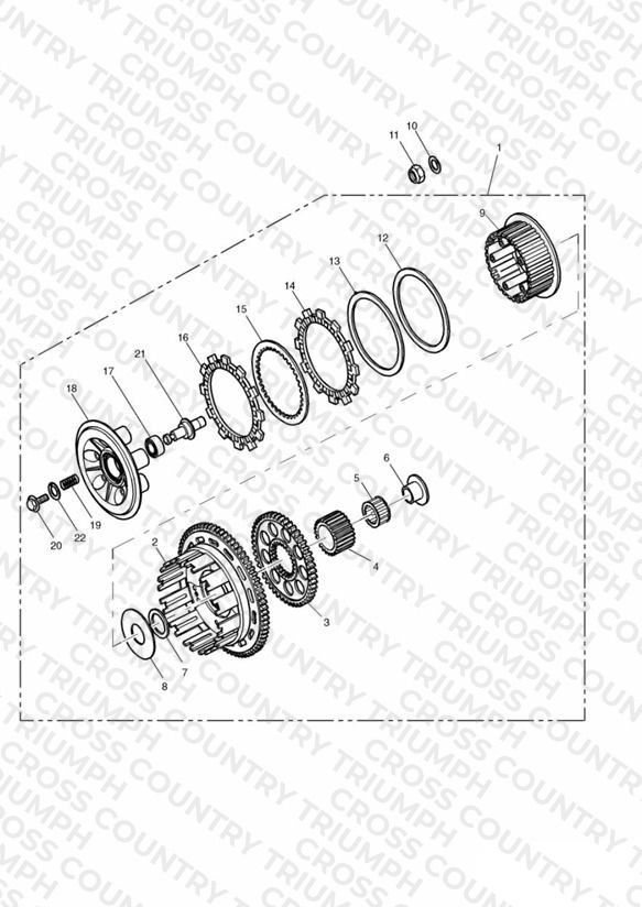 Clutch 955cc Engine