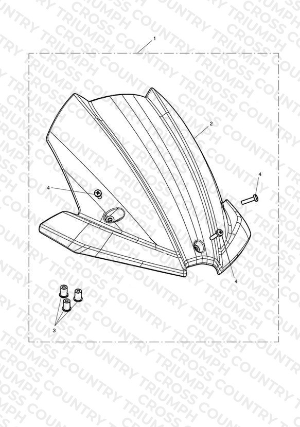 Flyscreen Visor Kit
