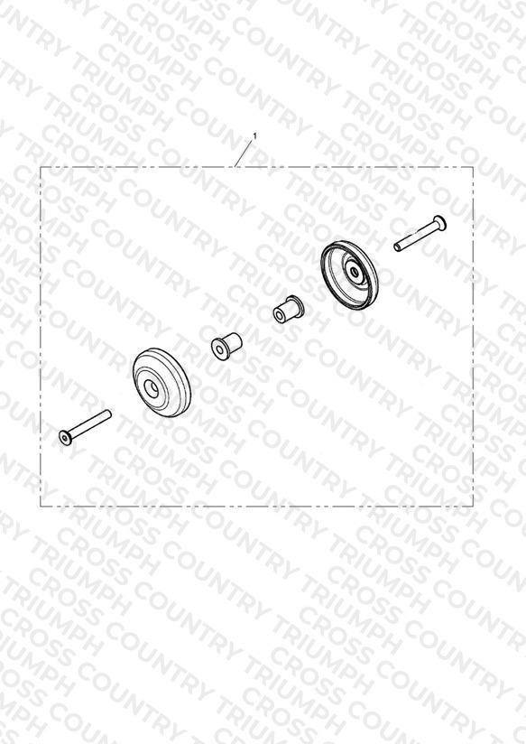 Swing Arm Pivot Cover, Black, Kit
