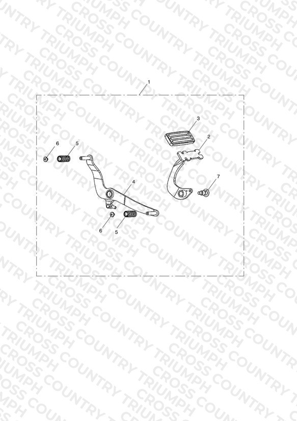 Pedals Kit, Footboard