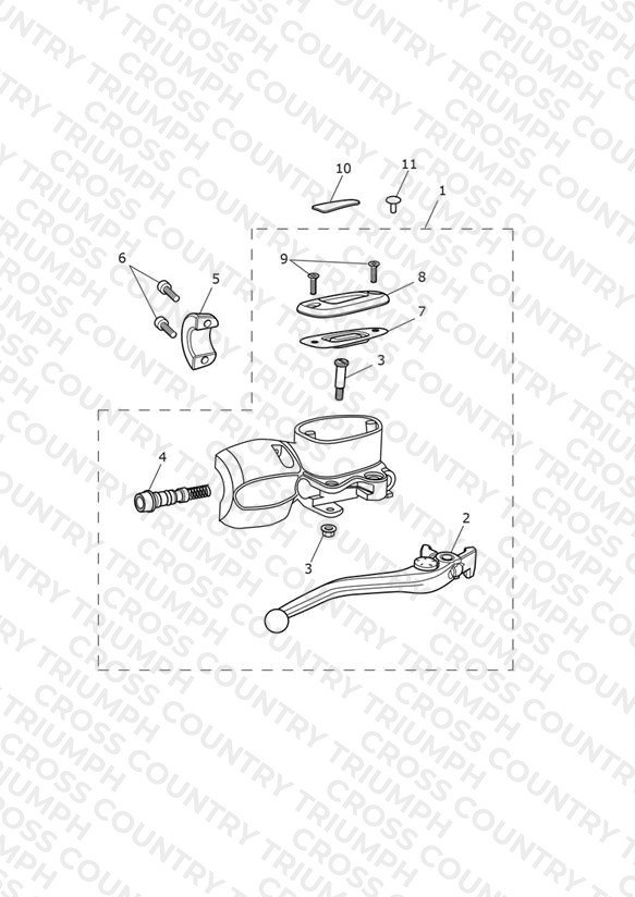 Front Master Cylinder Assy