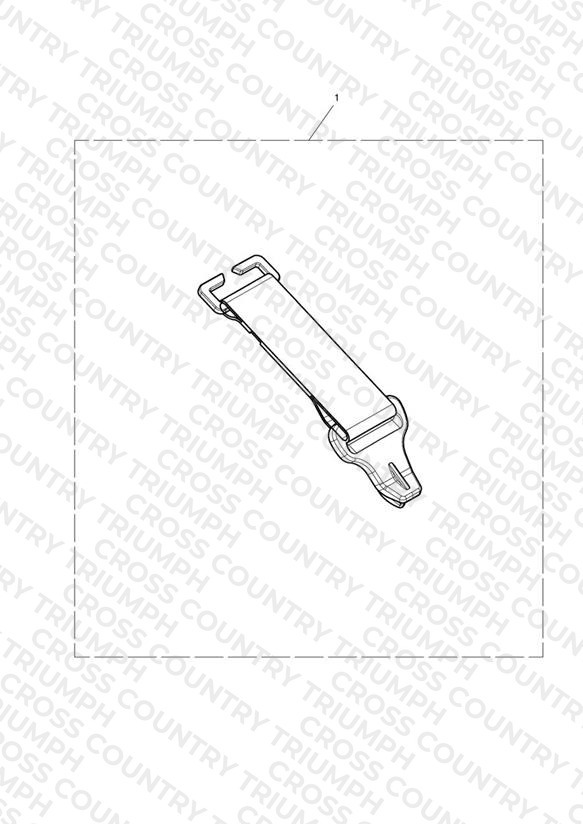 Tank Bag Strap, Front