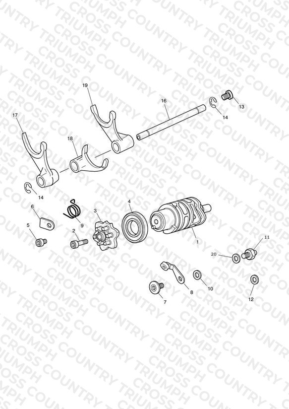 Gear Selector Drum