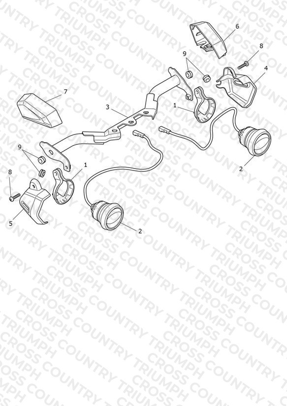Fog Lights - CN Market Only for Low Ride Height Version