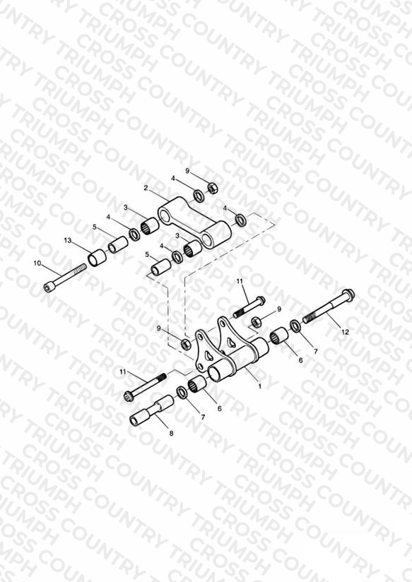 Rear Suspension Linkage Single sided swingarm 161318 »