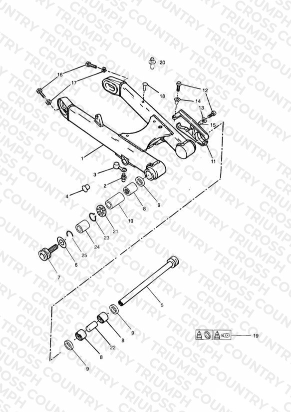 Swinging Arm 101854 » (Except 102063 » 102074 Inclusive)