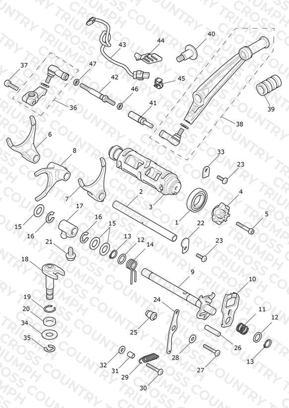 Gear Selectors & Pedal