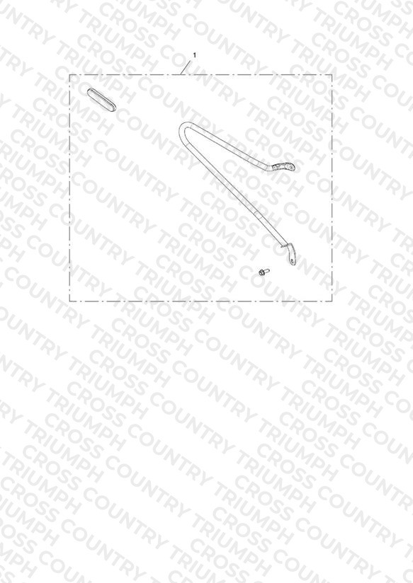 Pannier Rail Kit, RH