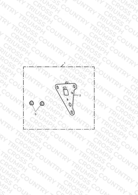 Bracket Kit, Rear Cyl Head Mount