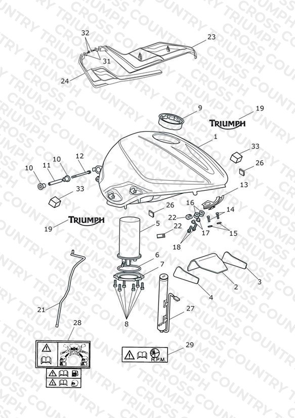 Fuel Tank, Fuel Pump & Fittings