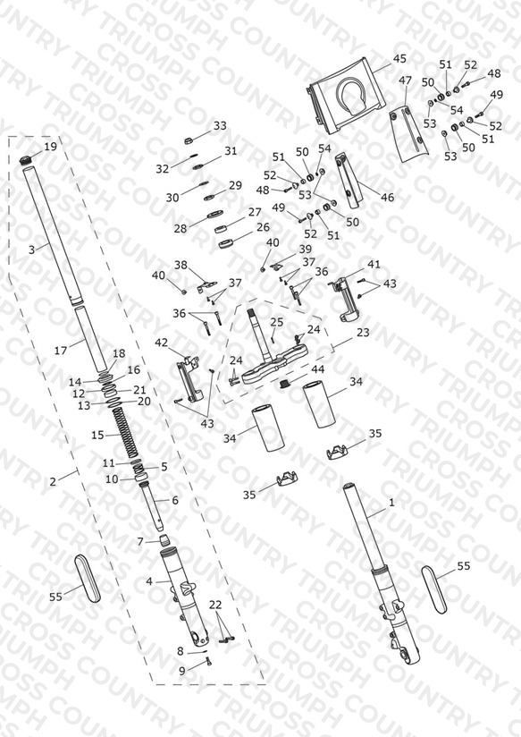 Front Forks & Lower Yoke