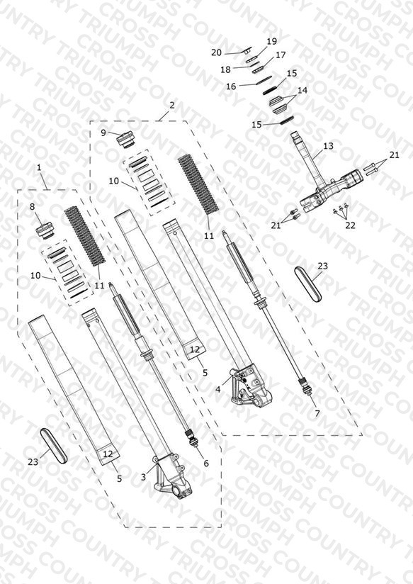 Front Forks & Lower Yoke