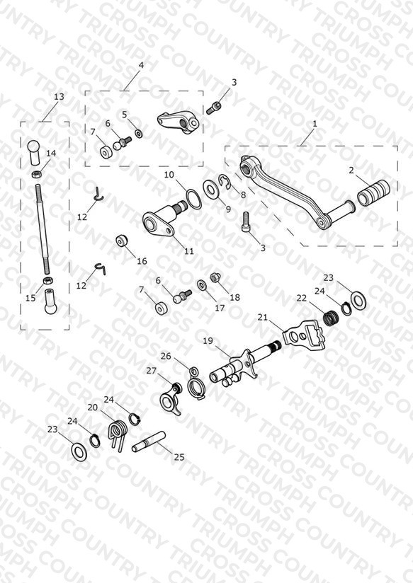 Gear Change Mechanism - N/A to Alpine Edition