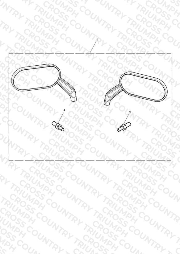 Oval Mirrors, Cast, Black