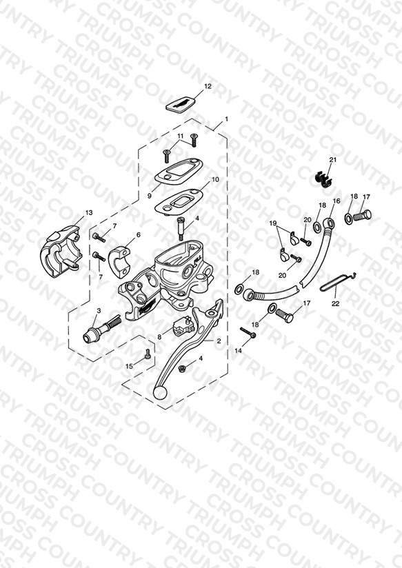 Front Brake Master Cylinder & Hoses