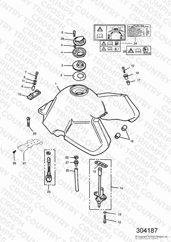 Fuel Tank and Fittings