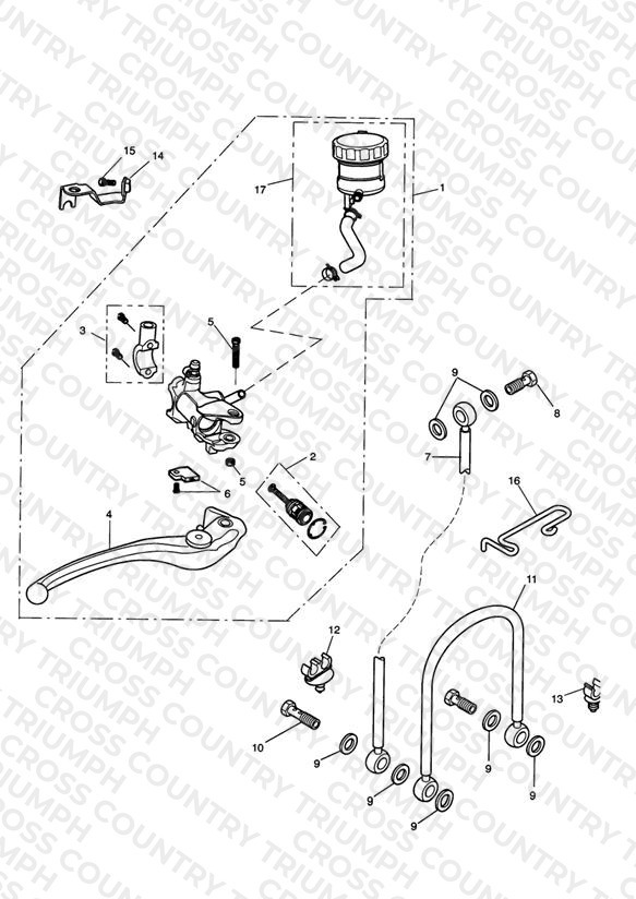Front Brake Master Cylinder & Hoses