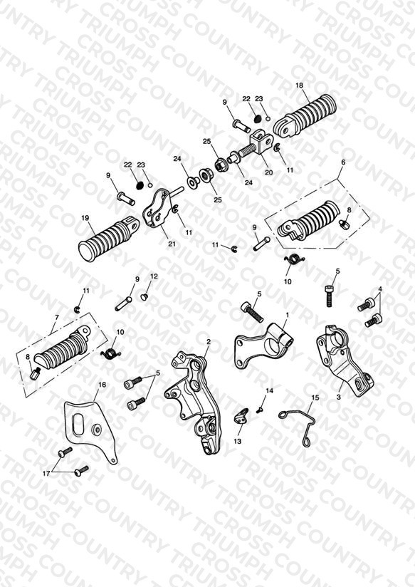 Footrests & Mountings