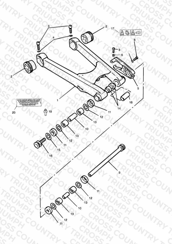 Swinging Arm 750cc Model