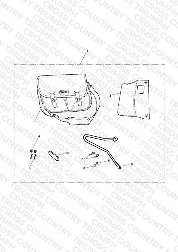 Pannier Kit, RH, Waxed