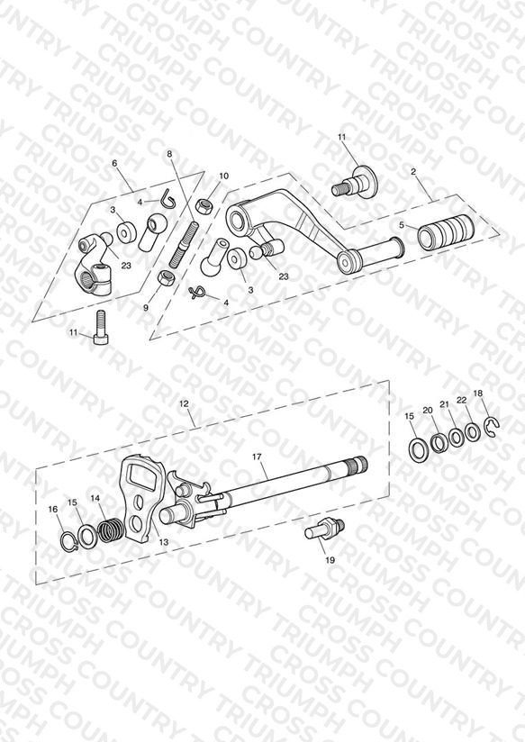 Gear Change Mechanism - Eng No 340170 >