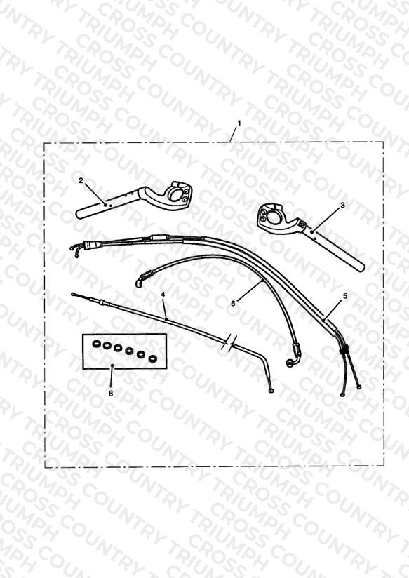Handlebar Kit, High, ABS