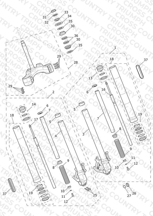 Front Forks & Lower Yoke