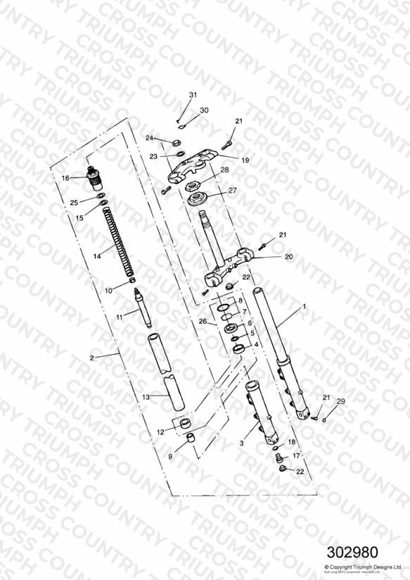 Front Forks and Yokes Sprint Sport