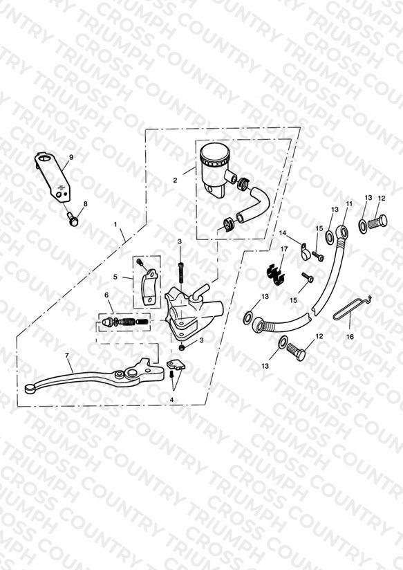 Front Brake Master Cylinder & Hoses