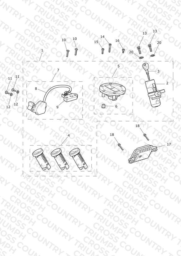 Ignition Switch & Lock Set