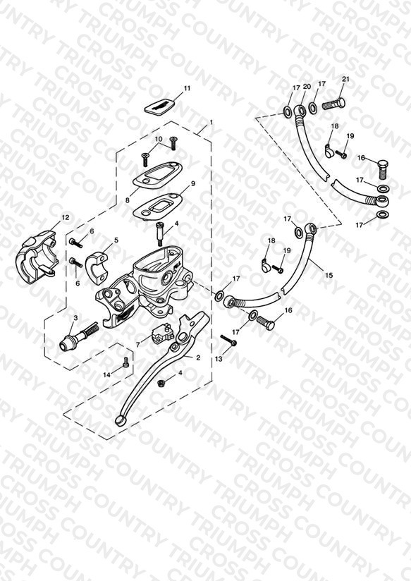 Front Brake Master Cylinder & Hoses