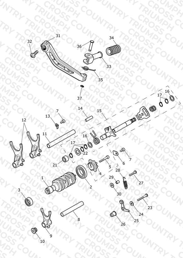 Gear Selectors & Pedal