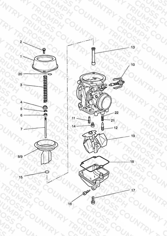 Carburettor Parts Carburettor assembly 1240197-T0301