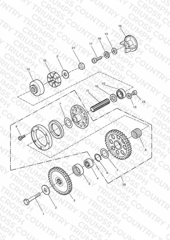 Alternator/Starter Drive Gears