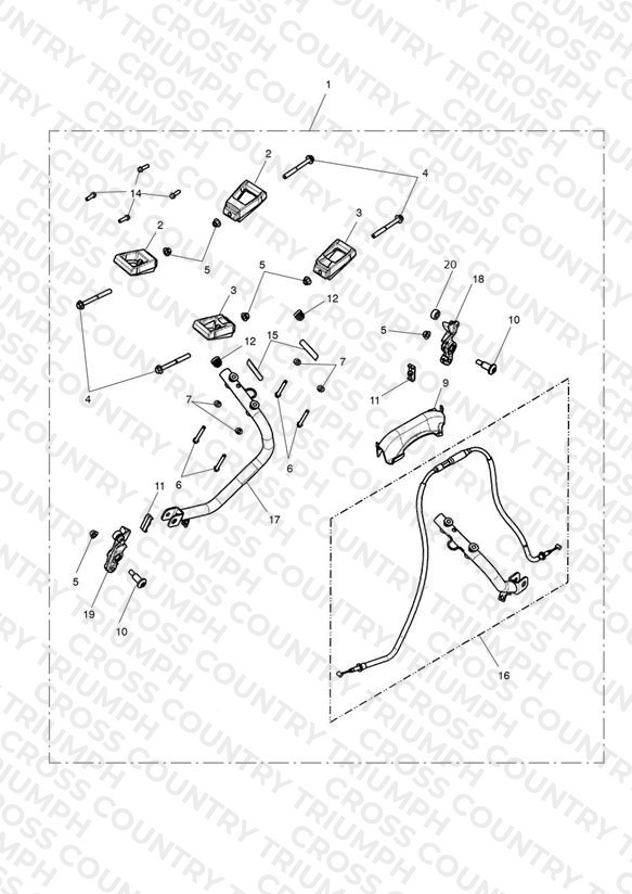 Mounting Kit, Pannier