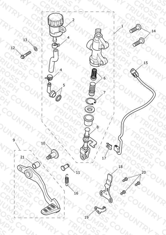 Rear Brake Master Cylinder