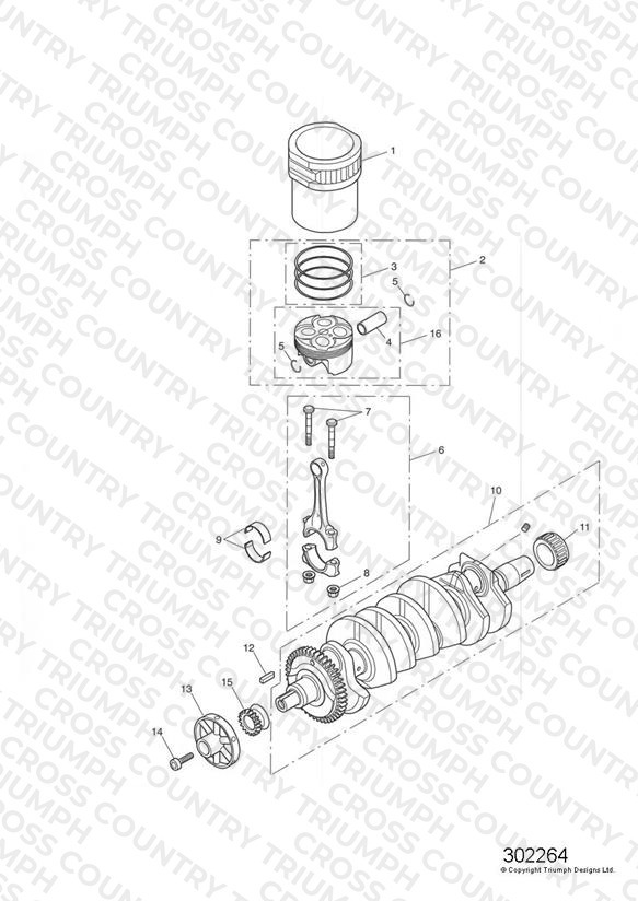 Crankshaft/Conn Rods/Pistons and Liners