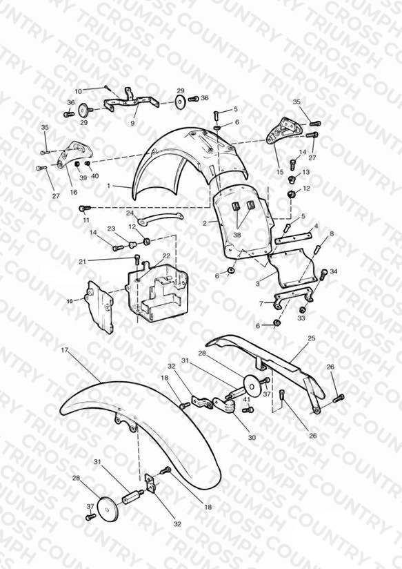 Mudguards/Chainguard/Battery Box » 71698