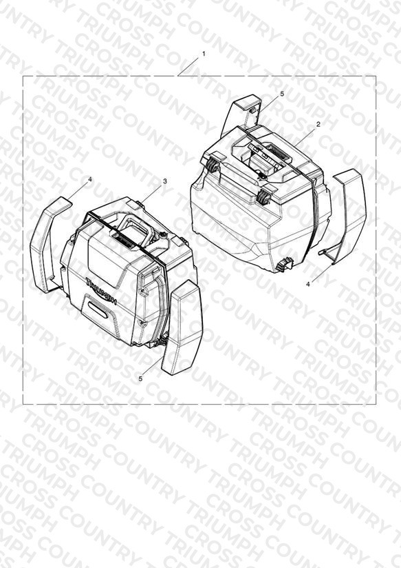 2 Box Pannier Kit, KL Key