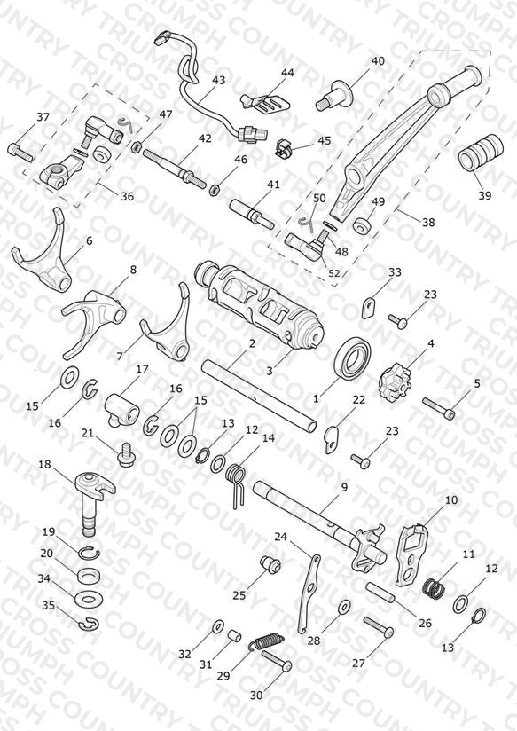 Gear Selectors & Pedal