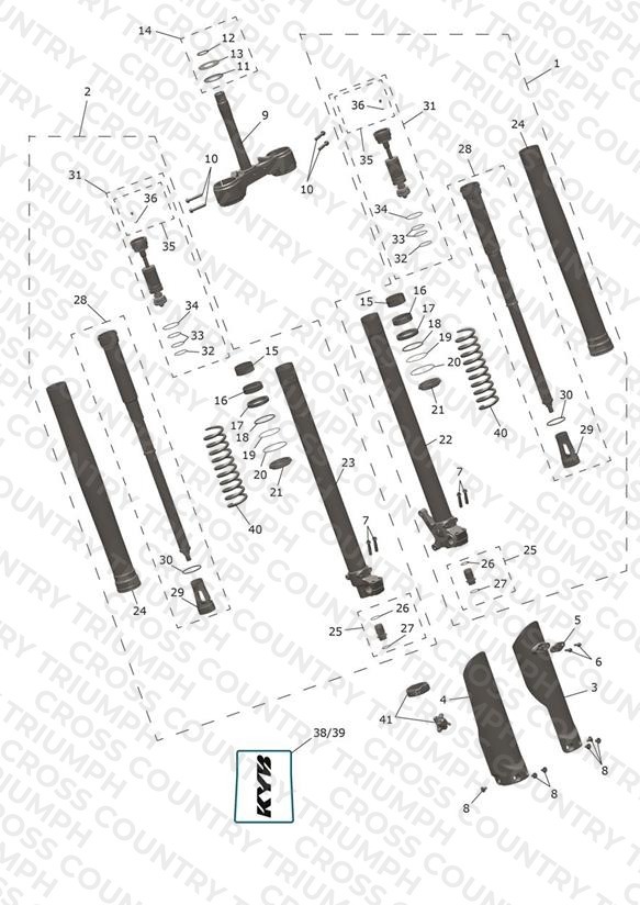 Front Forks & Lower Yoke